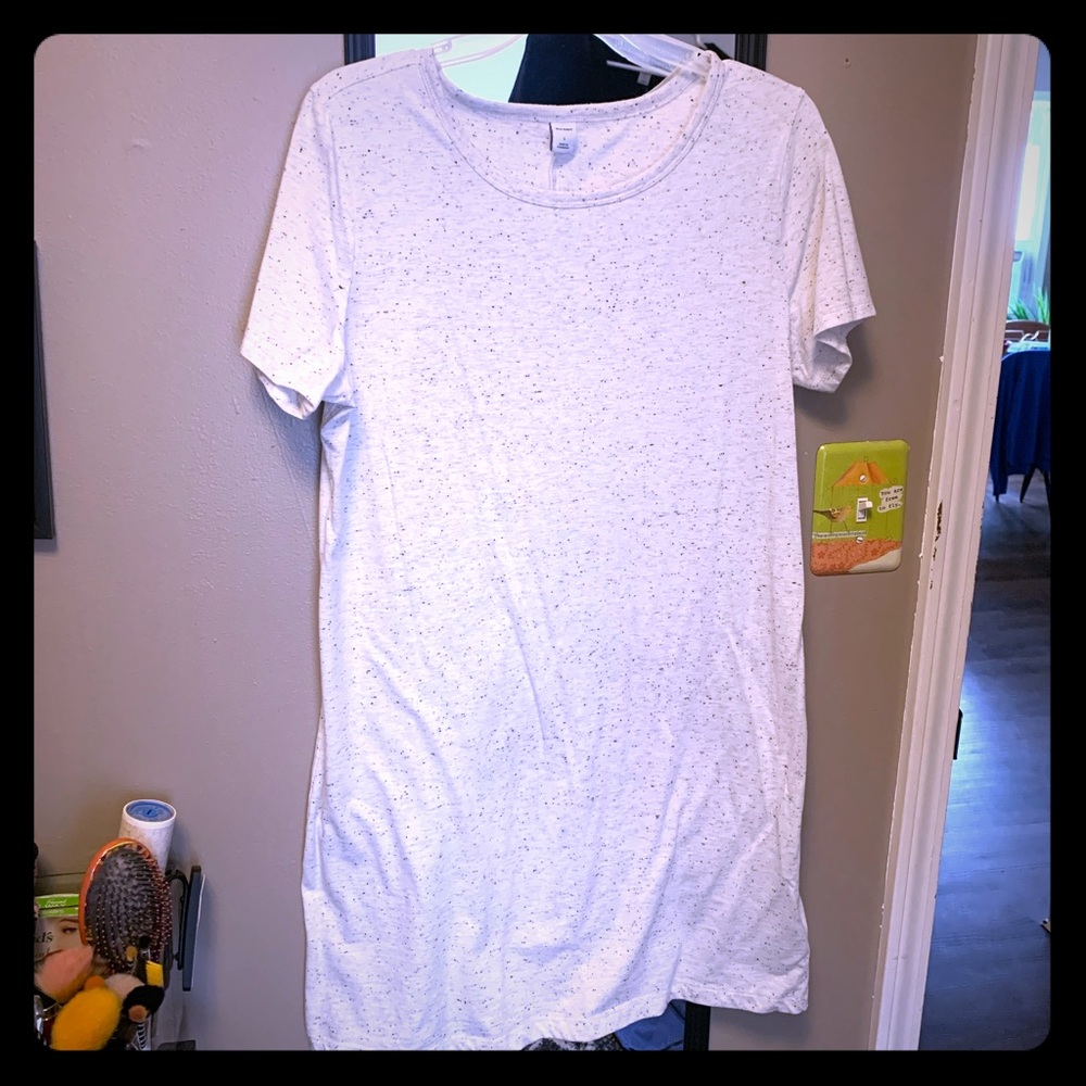 Cream T-shirt Dress